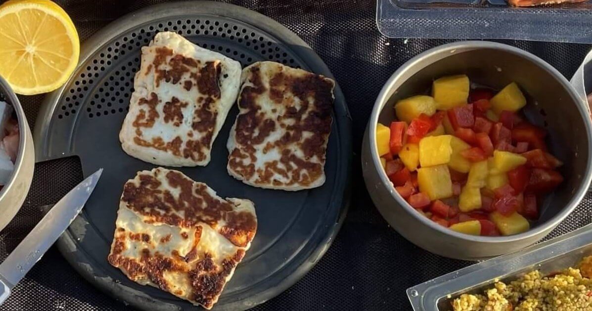 Griddled Halloumi & Mango Salsa